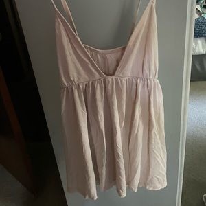 free people blush flowy tank